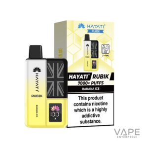 Hayati Rubik 7K Puffs Vape Kit | 7000 Puffs Rechargeable Vape UK