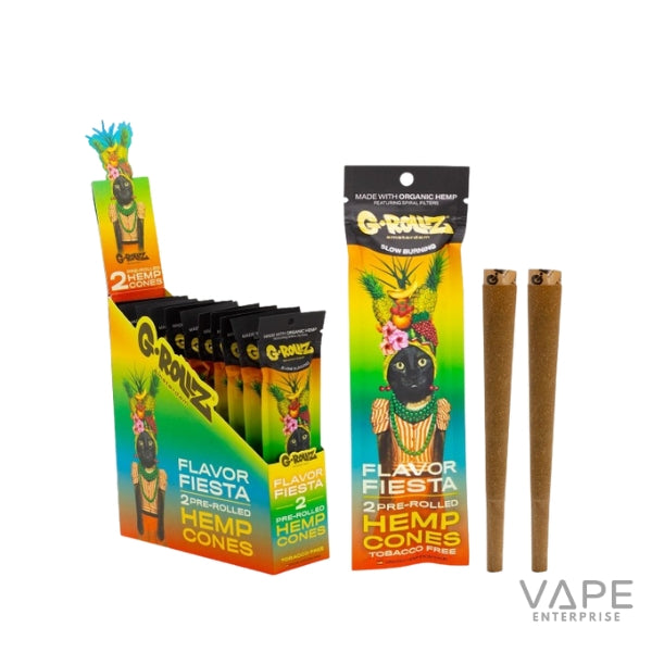 G-Rollz Flavor Fiesta Hemp Cones Pack of 2