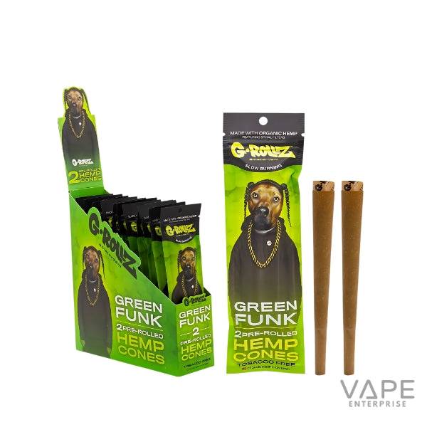 Green Funk Hemp Cones Pack of 2