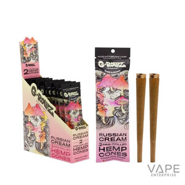 G-Rollz Russian Cream Hemp Cones Pack of 2