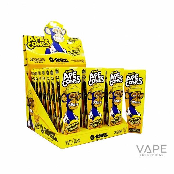 G-Rollz  | Ape Cones (3-pack) | Banana Cloud