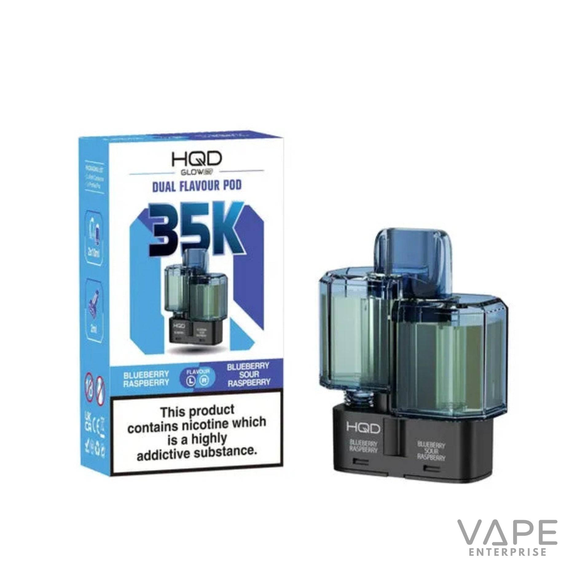 HQD Glow Air 35K Prefilled Pods Refill - Image 4