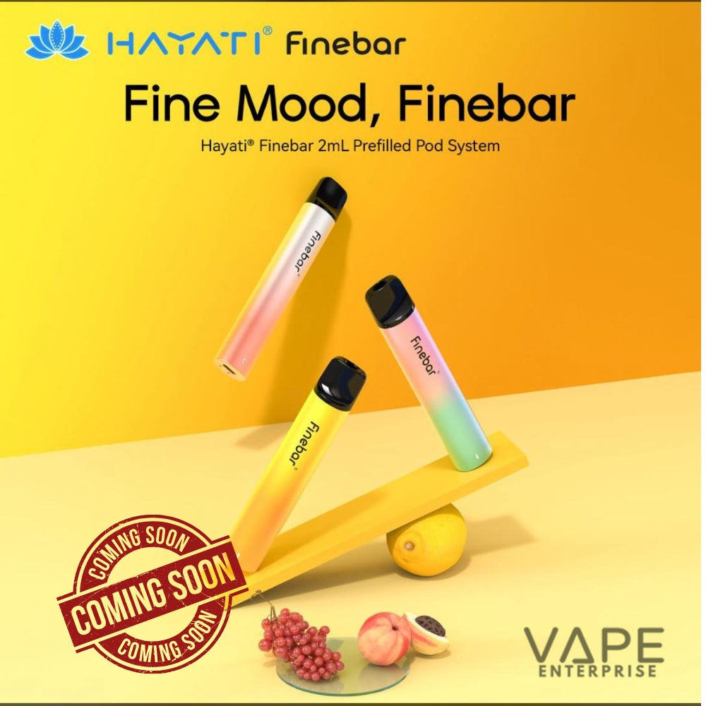 Hayati Finebar Prefilled Pod | Slim Vape Pod UK