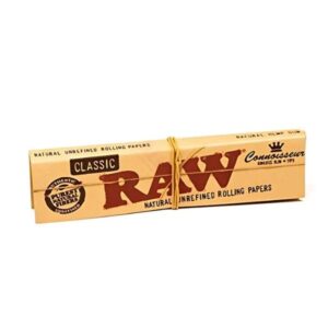 RAW Classic Connoisseur King Size Slim Rolling Papers & Tips