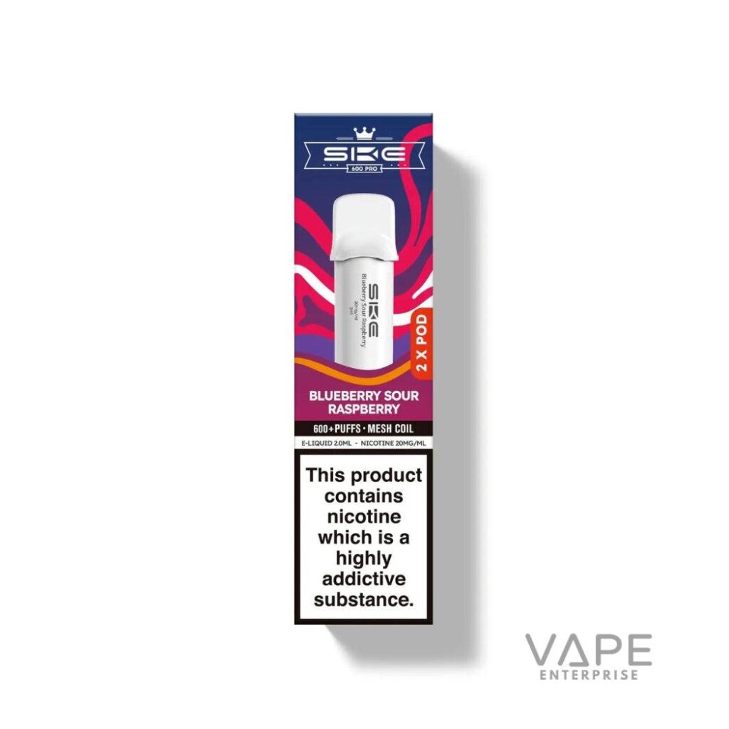 SKE Crystal bar 600 Pro Prefilled Pods