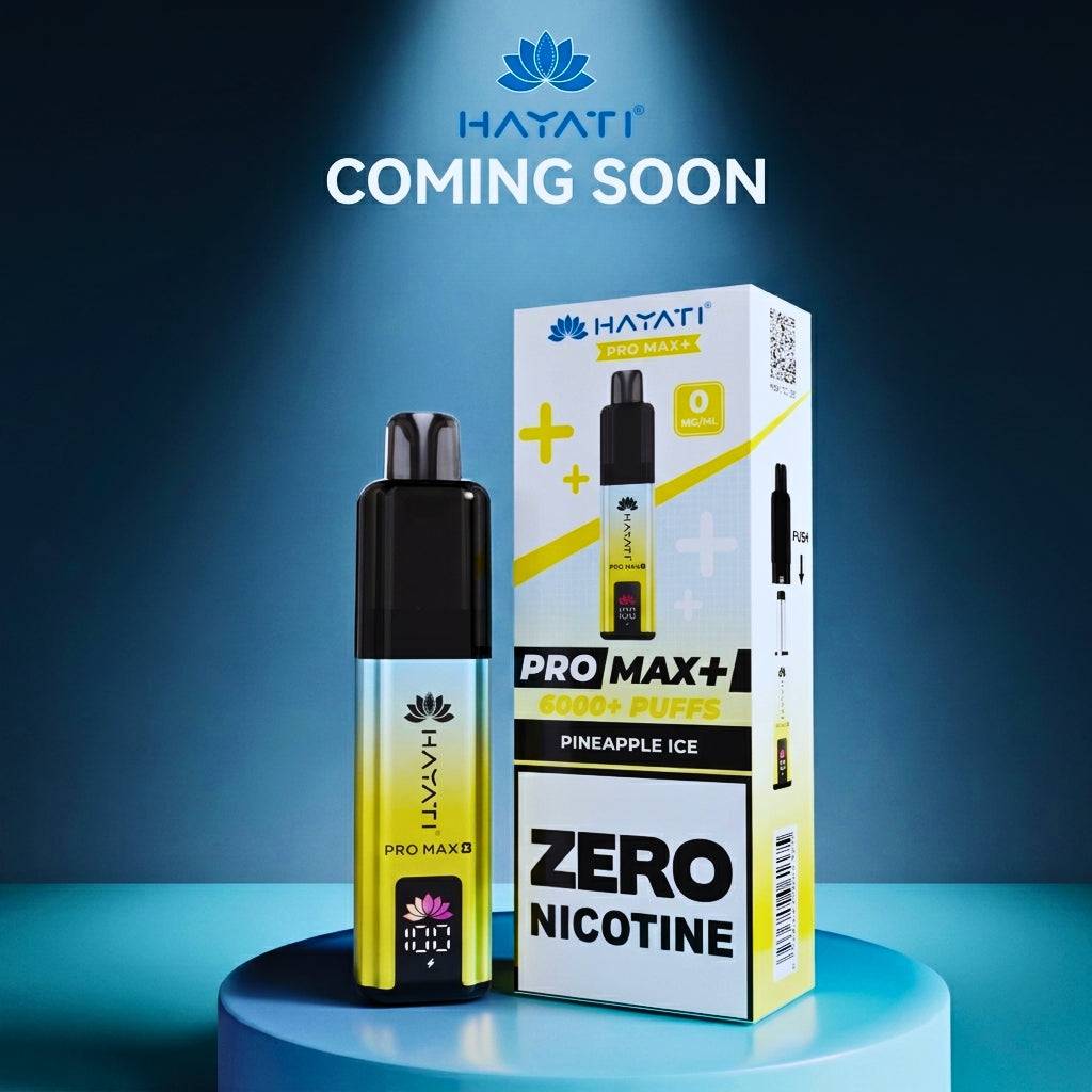 Hayati Max Plus Zero Nicotine Vape | 0mg 6000+ Puffs UK